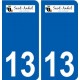13 Saint-Andiol logo ville autocollant plaque sticker