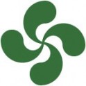 Autocollant Croix Basque sticker Lauburu adhésif vert
