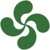 Autocollant Croix Basque sticker Lauburu adhésif