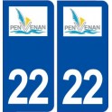 22 Penvénan logo city sticker, plate sticker
