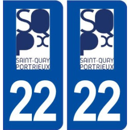 22 Saint Julien logo ville autocollant plaque sticker