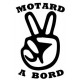 Autocollant Motard à Bord sticker