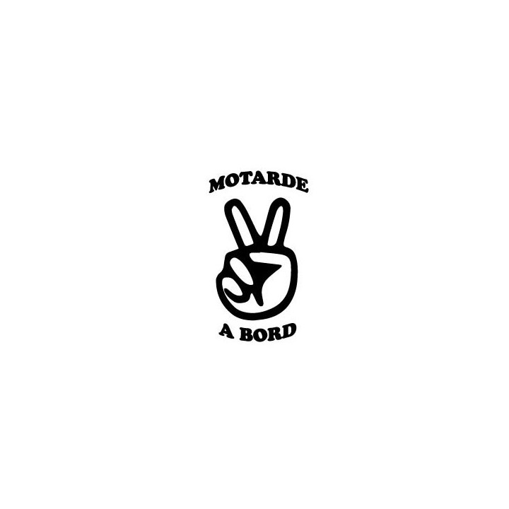 Autocollant Motarde à Bord sticker
