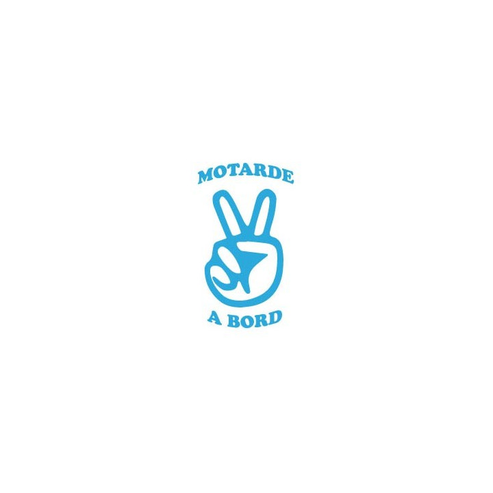 Autocollant Motarde à Bord sticker