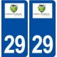 29 Lampaul-Guimiliau logo autocollant plaque immatriculation stickers ville