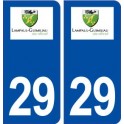 29 Lampaul-Guimiliau logo autocollant plaque immatriculation stickers ville