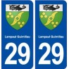 29 Lampaul-Guimiliau blason autocollant plaque immatriculation stickers ville