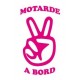 Autocollant Motarde à Bord sticker