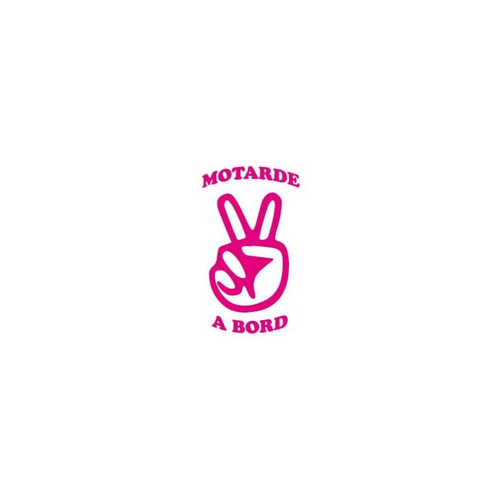 Autocollant Motarde à Bord sticker