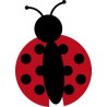 logo autocollant coccinelles sticker adhesif
