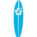 Autocollant planche surf ocean surf stickers couleur turquoise