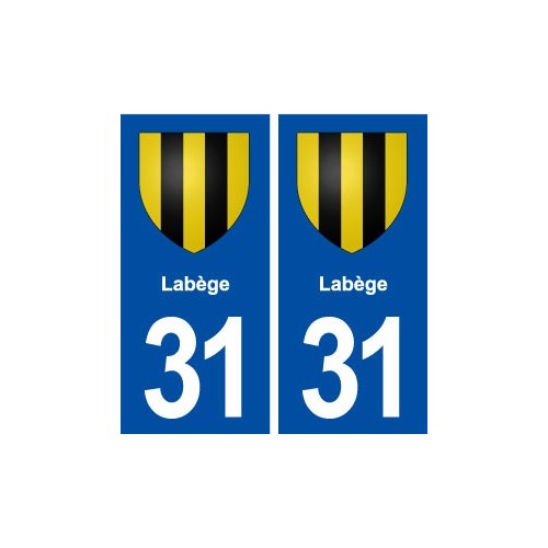 31 Labège blason ville autocollant plaque stickers
