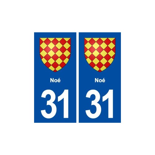 31 Noé blason ville autocollant plaque stickers
