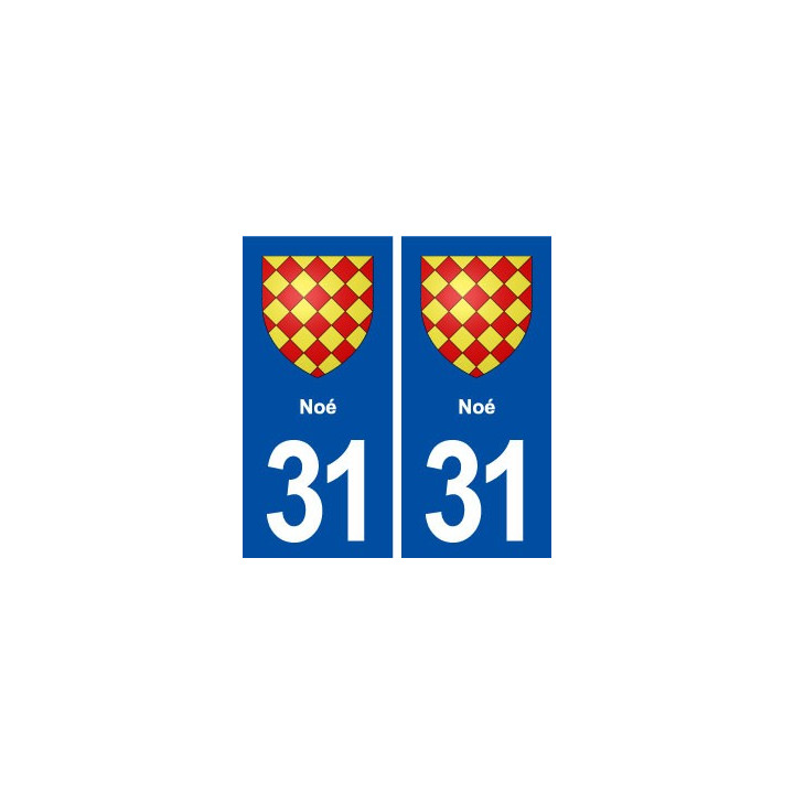 31 Noé blason ville autocollant plaque stickers