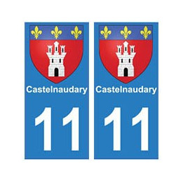 11 Castelnaudary ville autocollant plaque