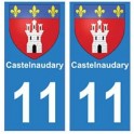 11 Castelnaudary ville autocollant plaque