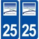 25 Thise logo autocollant plaque stickers