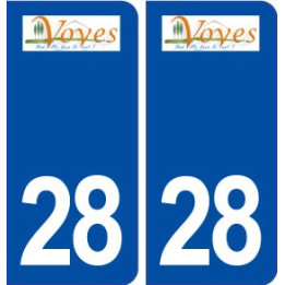 28 Voves logo stickers ville