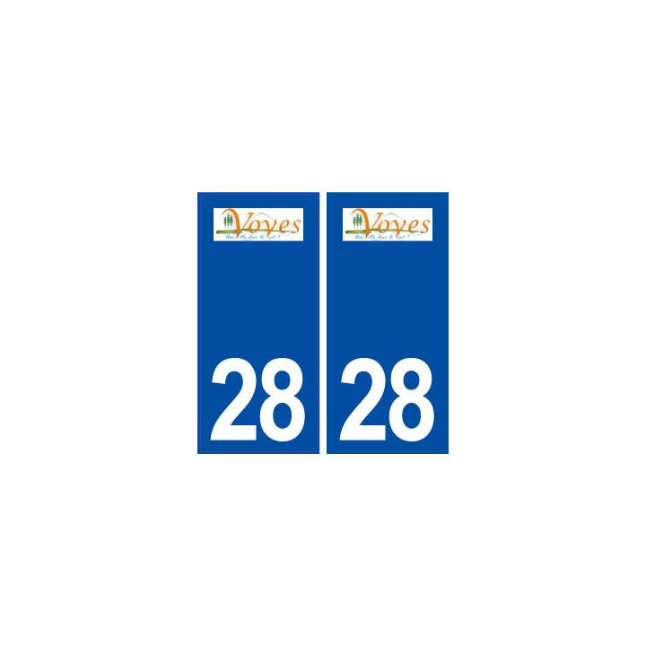 28 Voves logo stickers ville