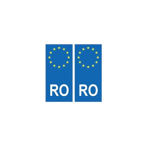 Roumanie România europe autocollant plaque