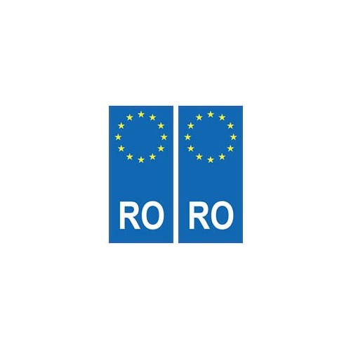 Roumanie România europe autocollant plaque