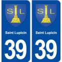 39 Saint Lupicin blason autocollant plaque stickers département