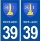 39 Saint Lupicin blason autocollant plaque stickers département