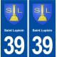 39 Saint Lupicin blason autocollant plaque stickers ville