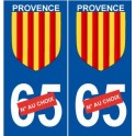 Provence sticker auto numéro choix autocollant plaque immatriculation logo 2
