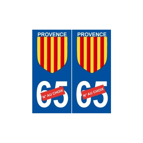 Provence sticker auto numéro choix autocollant plaque immatriculation logo 2