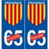 Provence sticker auto numéro choix autocollant plaque immatriculation logo 2