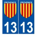 13 Provence sticker number choice sticker plate department logo2