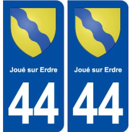 44  Joué sur Erdre blason ville autocollant plaque stickers