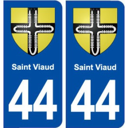 44  Saint Viaud blason ville autocollant plaque stickers