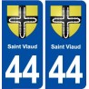 44  Saint Viaud blason ville autocollant plaque stickers