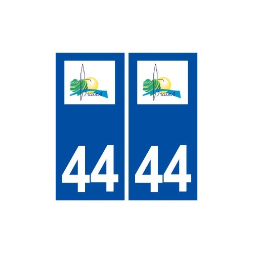 44  Brains logo ville autocollant plaque stickers