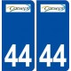 44  Corsept logo ville autocollant plaque stickers
