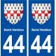 44  Saint Herblon blason ville autocollant plaque stickers