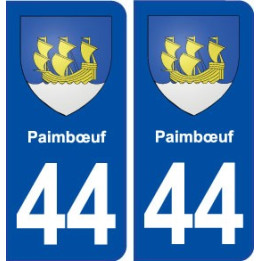 44  Paimbœuf blason ville autocollant plaque stickers