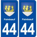 44  Paimbœuf blason ville autocollant plaque stickers