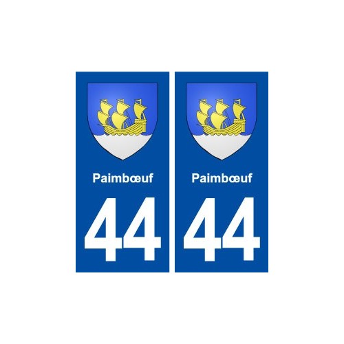 44  Paimbœuf blason ville autocollant plaque stickers