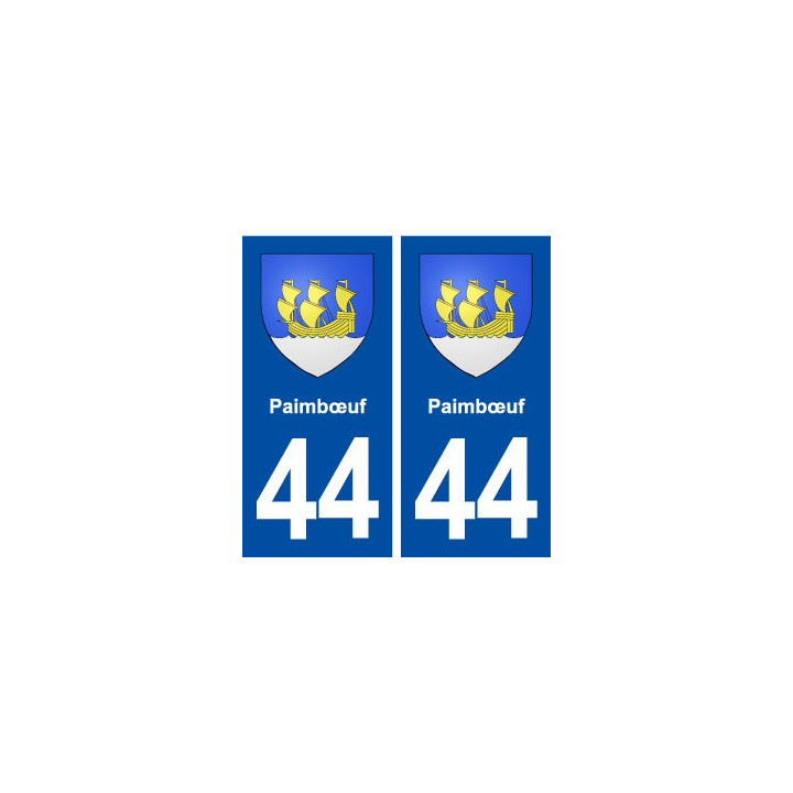 44  Paimbœuf blason ville autocollant plaque stickers
