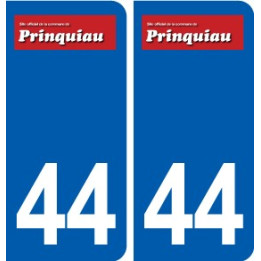 44  Prinquiau logo ville autocollant plaque stickers