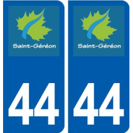 44  Saint Géréon logo ville autocollant plaque stickers