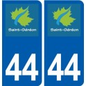 44  Saint Géréon logo ville autocollant plaque stickers
