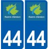 44  Saint Géréon logo ville autocollant plaque stickers
