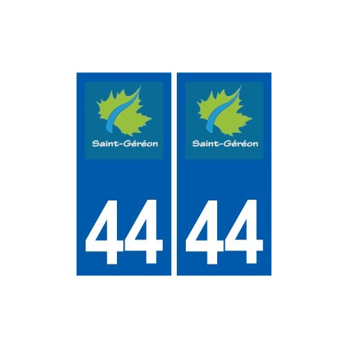 44  Saint Géréon logo ville autocollant plaque stickers