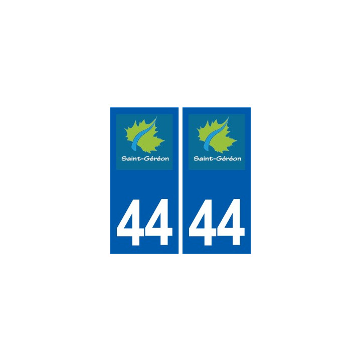 44  Saint Géréon logo ville autocollant plaque stickers