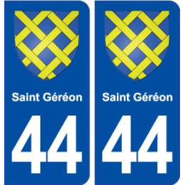 44  Saint Géréon blason ville autocollant plaque stickers