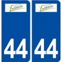 44  Casson logo ville autocollant plaque stickers